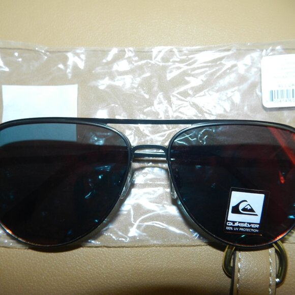 QUIKSILVER Aviator🕶Sunglasses Red Lens GunMetal Frame QS4000OP 033🆕📦⌚🏃💨⚡🚚 - Picture 9 of 16